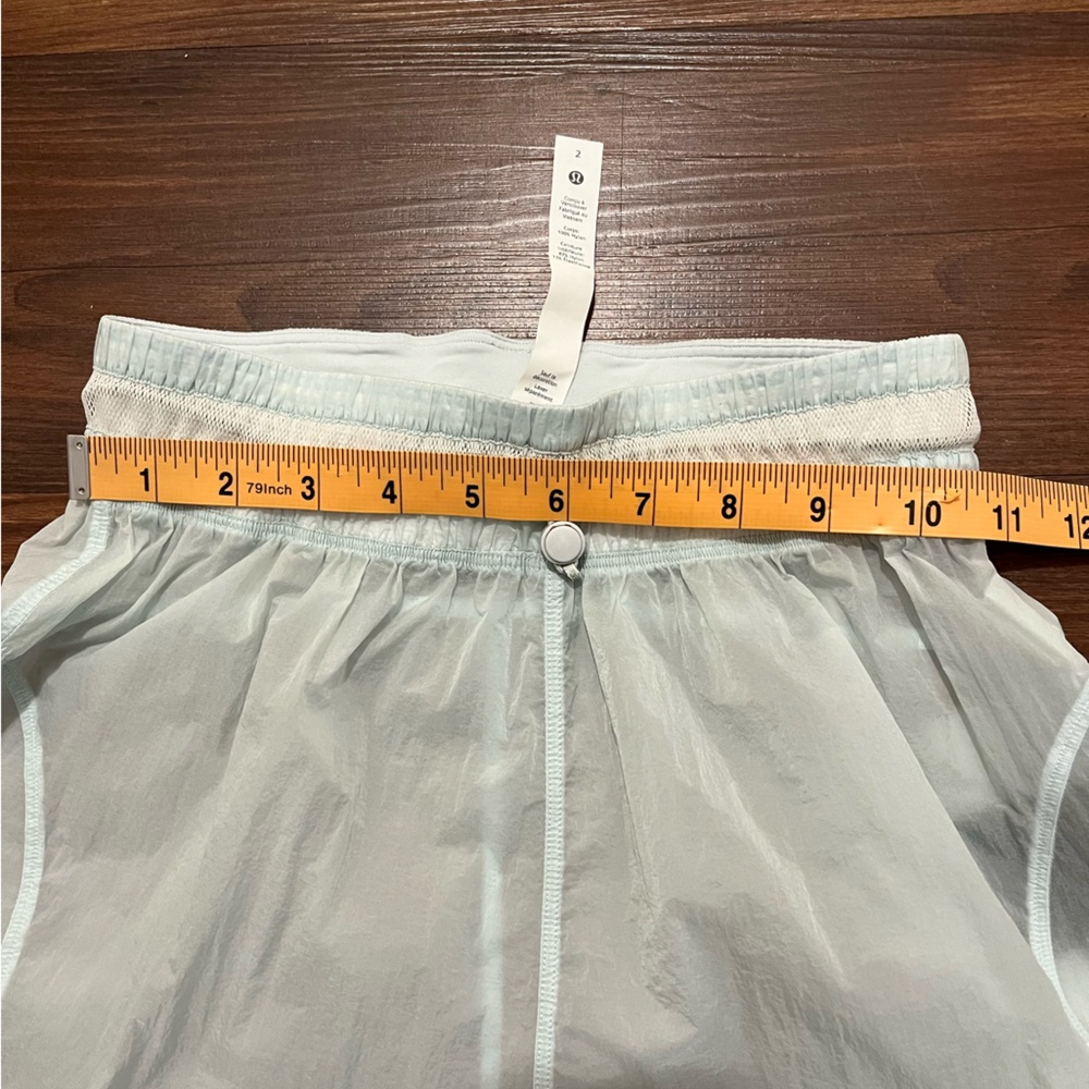 Lululemon Step Out Short Size 2 Ocean Air OCNA 3"Water Repellent - Picture 8 of 13